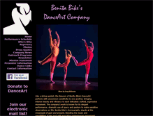 Tablet Screenshot of danceart.org