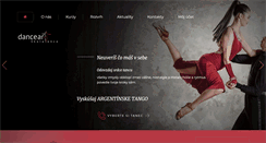Desktop Screenshot of danceart.sk